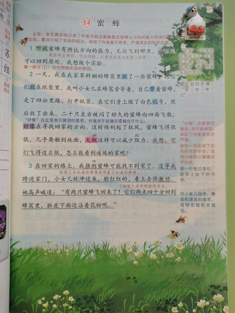 蜜蜂的舞蹈语言（蜜蜂的舞蹈语言阅读答案五年级）
