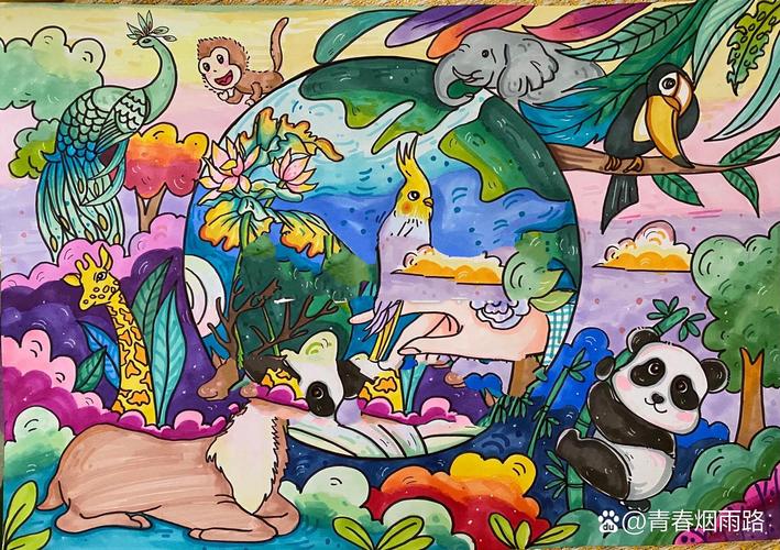生物多样性（生物多样性绘画）