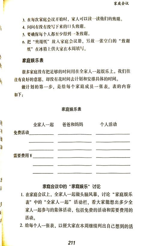 家庭会议实操指南改善亲密关系的沟通机制(家庭会议的步骤)