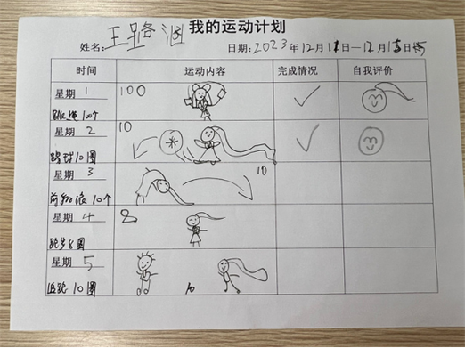 如何设计一份适合自己的每周运动菜单(每周运动计划表手绘)
